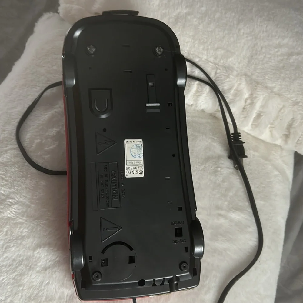 1995 VHS rewinder red sports car - Picture 3 of 5